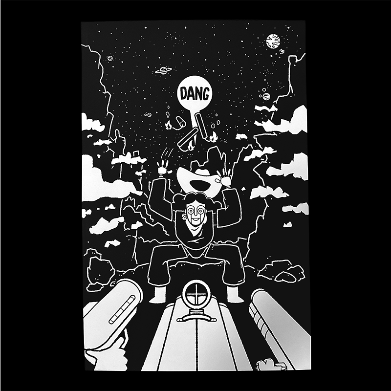 BEST OF LUCK 11x17 SCREENPRINT